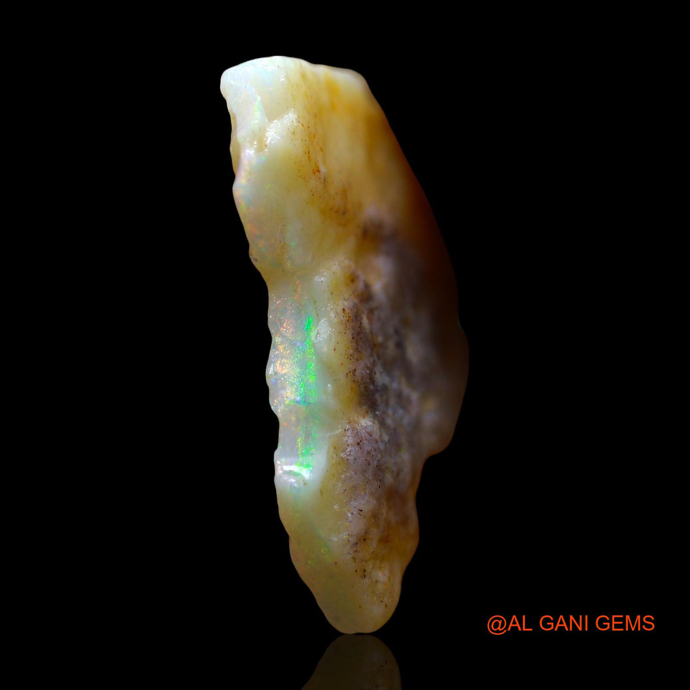 7.00 Cts Natural Australian Fire Opal Fancy Rough Loose Gemstone For Jewelry 23x17x3 mm RE-204