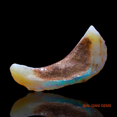 Natural Untreated Fire Opal Loose Gemstone Fancy Rough From Australia 5.00 Cts 26x12x4 mm RE-205