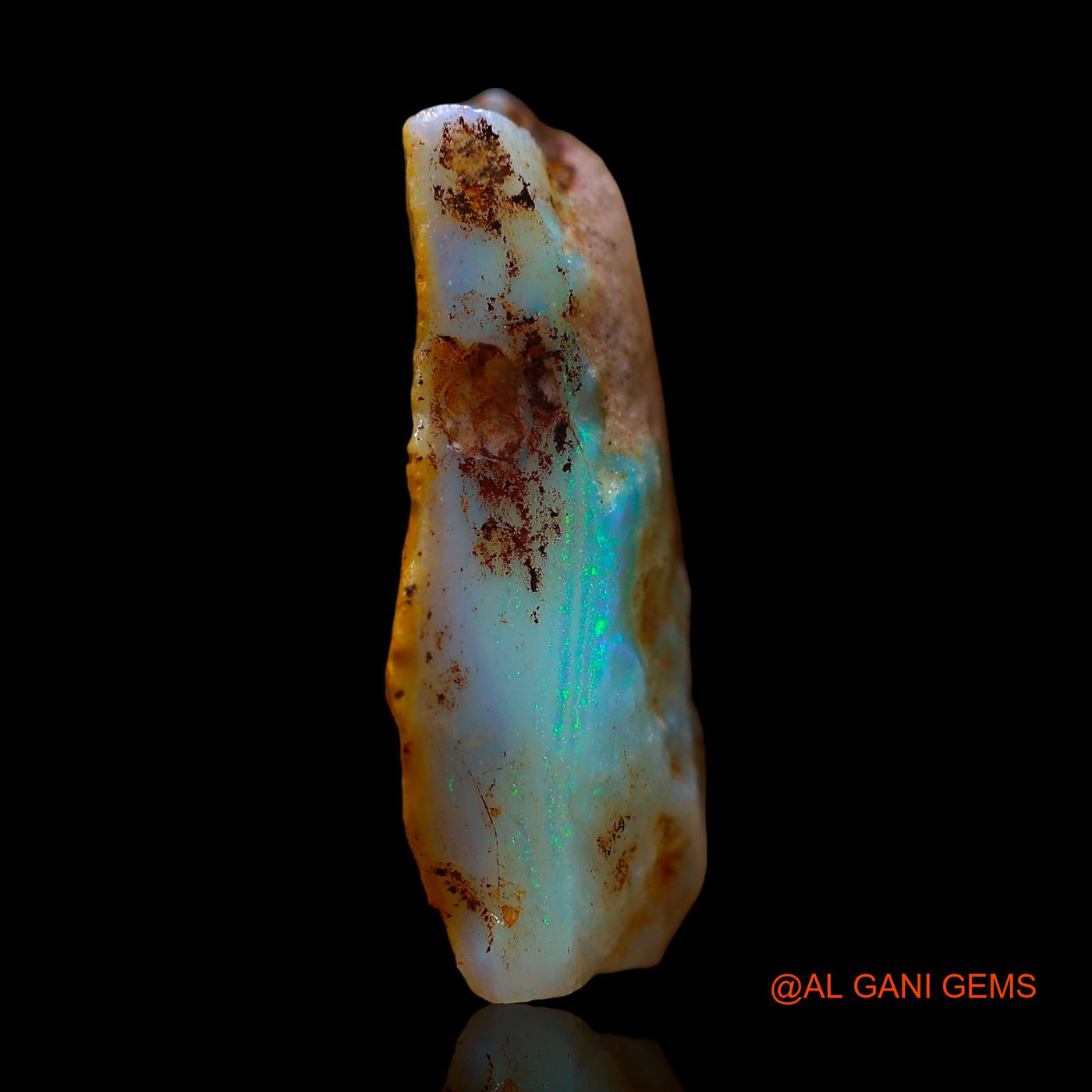 12.00 Cts Natural Australian Fire Opal Loose Gemstone Fancy Rough 22x16x7 mm RE-208