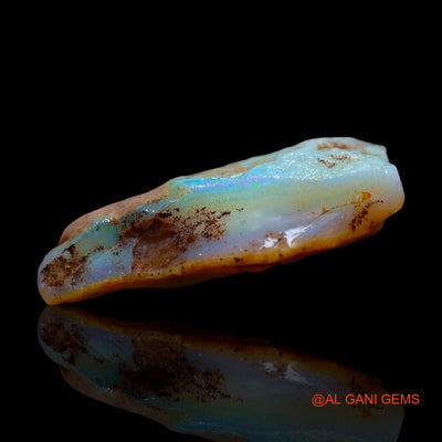 12.00 Cts Natural Australian Fire Opal Loose Gemstone Fancy Rough 22x16x7 mm RE-208