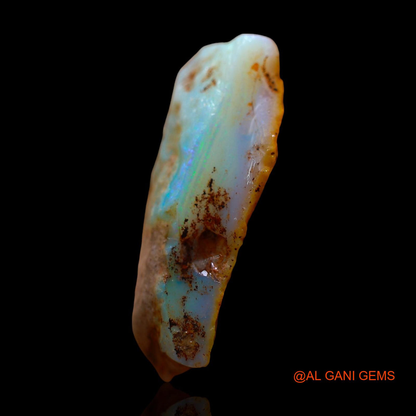12.00 Cts Natural Australian Fire Opal Loose Gemstone Fancy Rough 22x16x7 mm RE-208