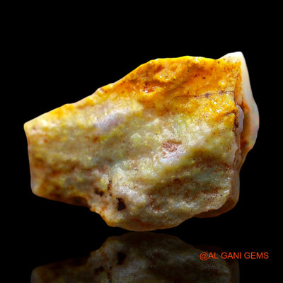 12.00 Cts Natural Australian Fire Opal Loose Gemstone Fancy Rough 22x16x7 mm RE-208