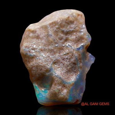 11.00 Cts Natural Australian Fire Opal Loose Gemstone Fancy Rough 20x15x8 mm RE-213