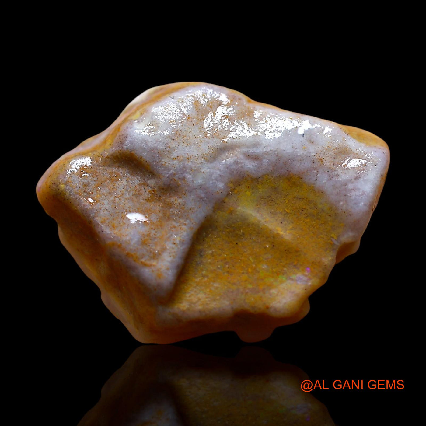10.00 Cts Natural Australian Fire Opal Loose Gemstone Fancy Rough 20x15x6 mm RE-218