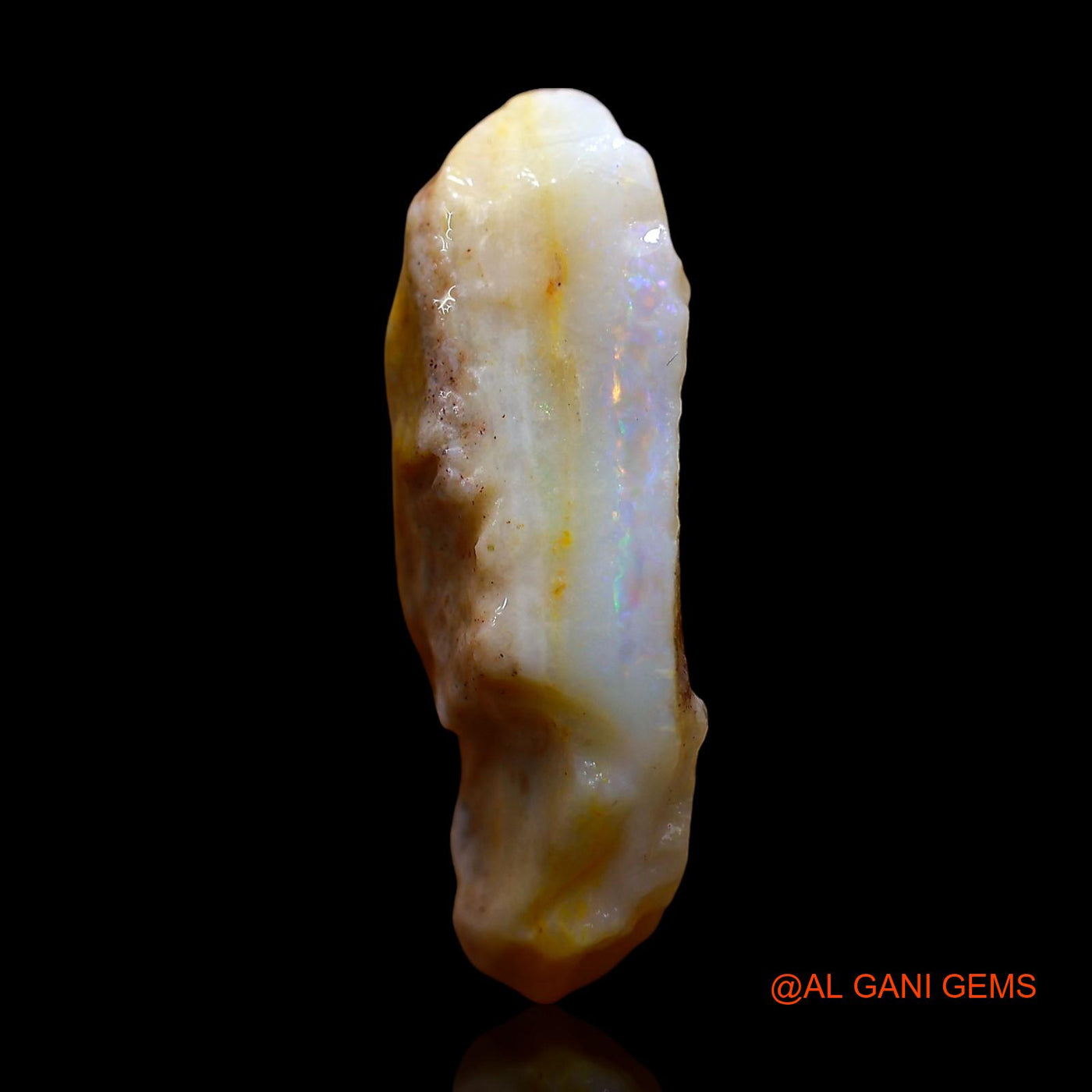 9.00 Cts Natural Australian Fire Opal Loose Gemstone Fancy Rough 22x14x6 mm RE-219