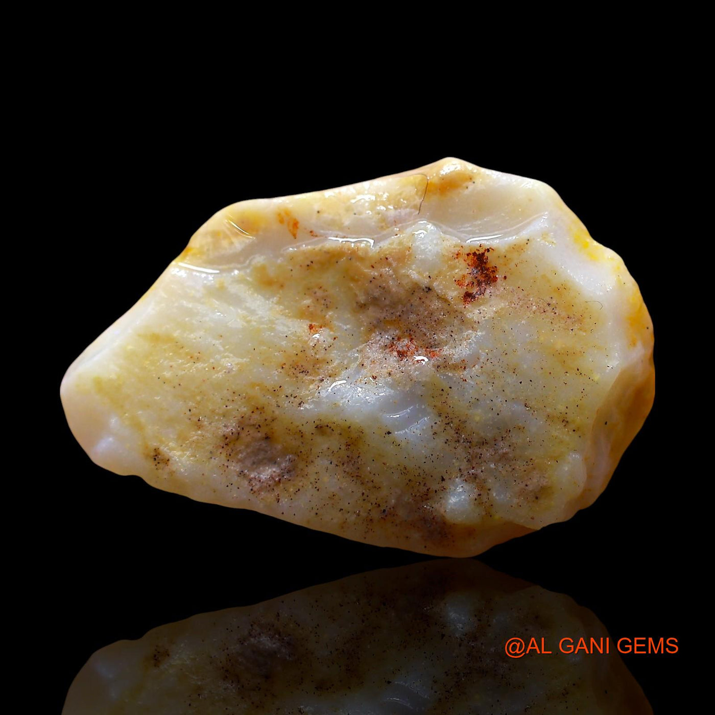 9.00 Cts Natural Australian Fire Opal Loose Gemstone Fancy Rough 22x14x6 mm RE-219