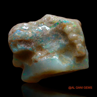 Natural Untreated Fire Opal Loose Gemstone Fancy Rough From Australia 11.00 Cts 16x14x10 mm RE-220