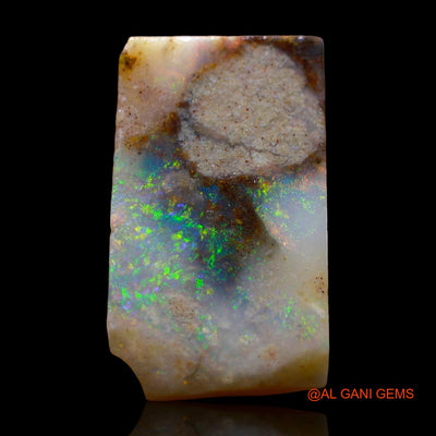 Natural Fire Opal Gemstone 6.00 Cts Loose Fancy Rough From Australia 19x11x3 mm RE-221