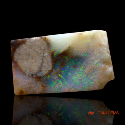Natural Fire Opal Gemstone 6.00 Cts Loose Fancy Rough From Australia 19x11x3 mm RE-221
