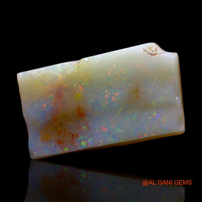 Natural Fire Opal Gemstone 6.00 Cts Loose Fancy Rough From Australia 19x11x3 mm RE-221