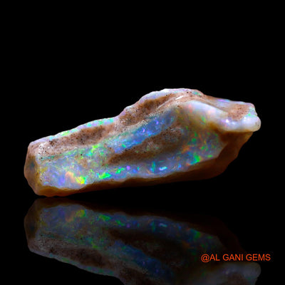 Natural Untreated Fire Opal Loose Gemstone Fancy Rough From Australia 6.00 Cts 20x11x6 mm RE-229