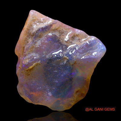 8.00 Cts Unheated Australian Fire Opal Loose Gemstone Fancy Rough Natural 16x15x6 mm RE-235