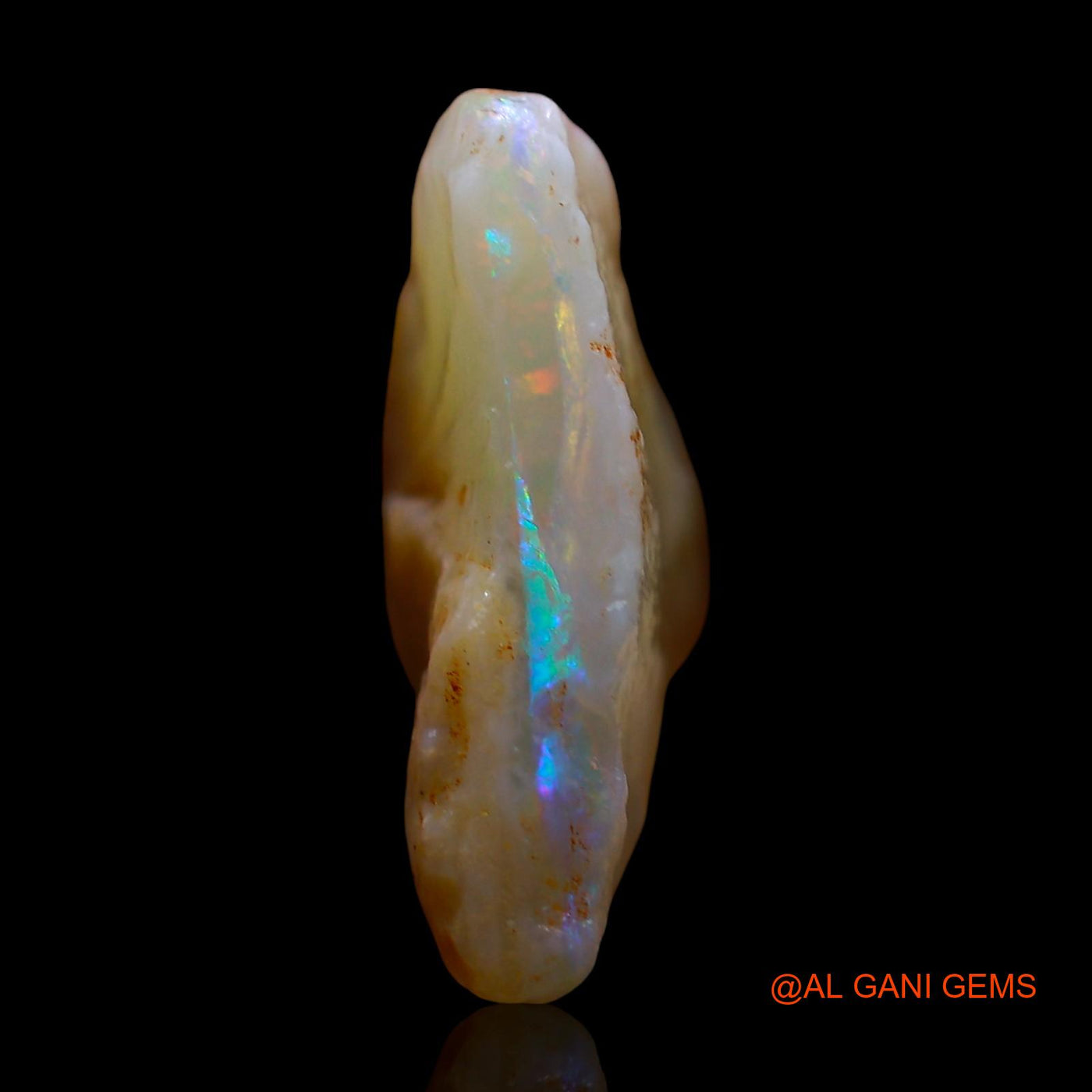 7.00 Cts Natural Australian Fire Opal Loose Gemstone Fancy Rough 17x16x7 mm RE-236