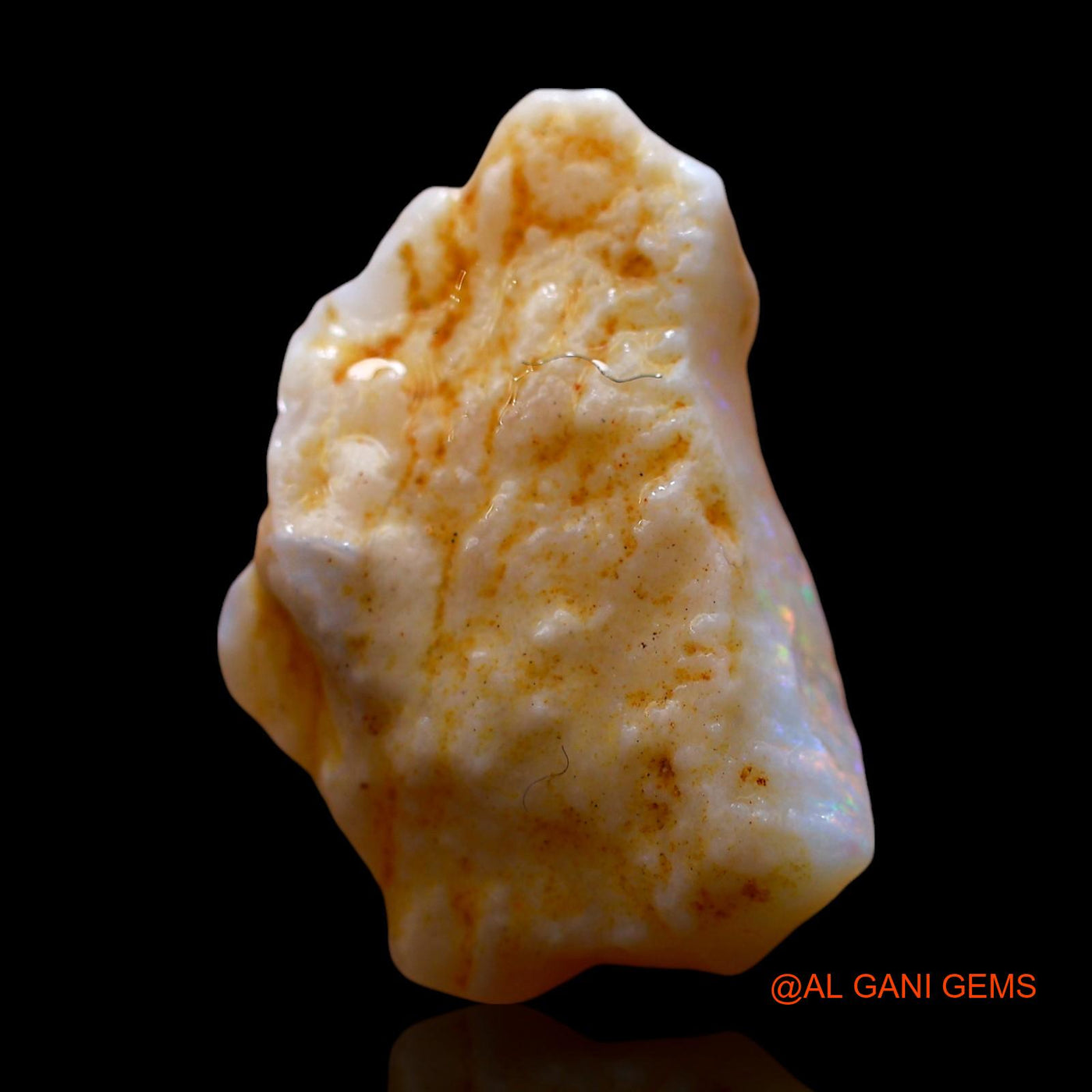 6.00 Cts Unheated Australian Fire Opal Loose Gemstone Fancy Rough Natural 19x13x5 mm RE-238