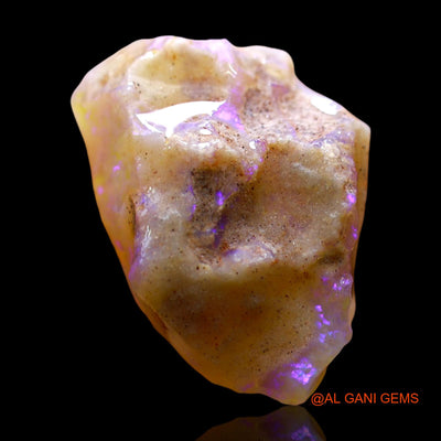 Natural Fire Opal Gemstone 6.00 Cts Loose Fancy Rough From Australia 19x13x6 mm RE-239