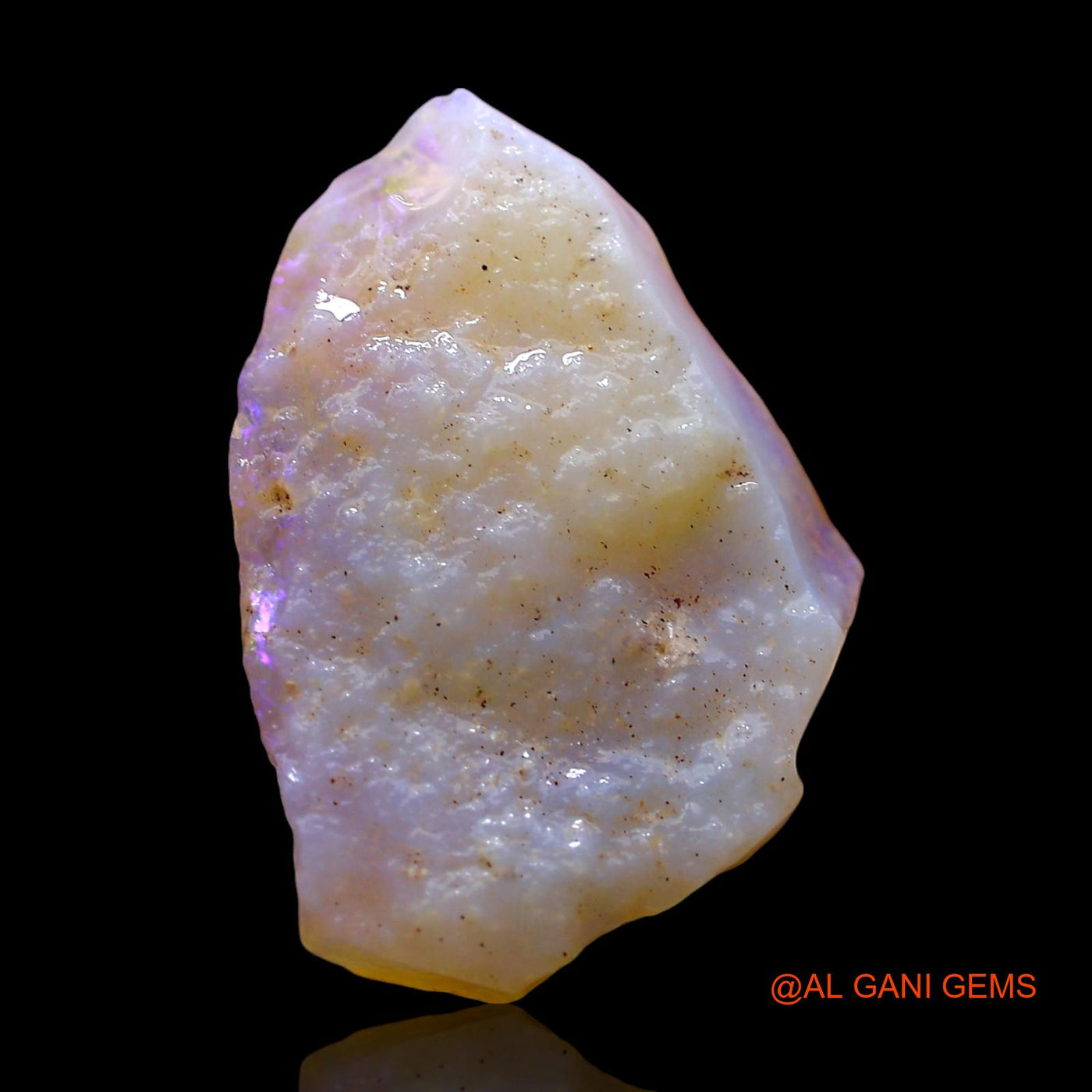 Natural Fire Opal Gemstone 6.00 Cts Loose Fancy Rough From Australia 19x13x6 mm RE-239