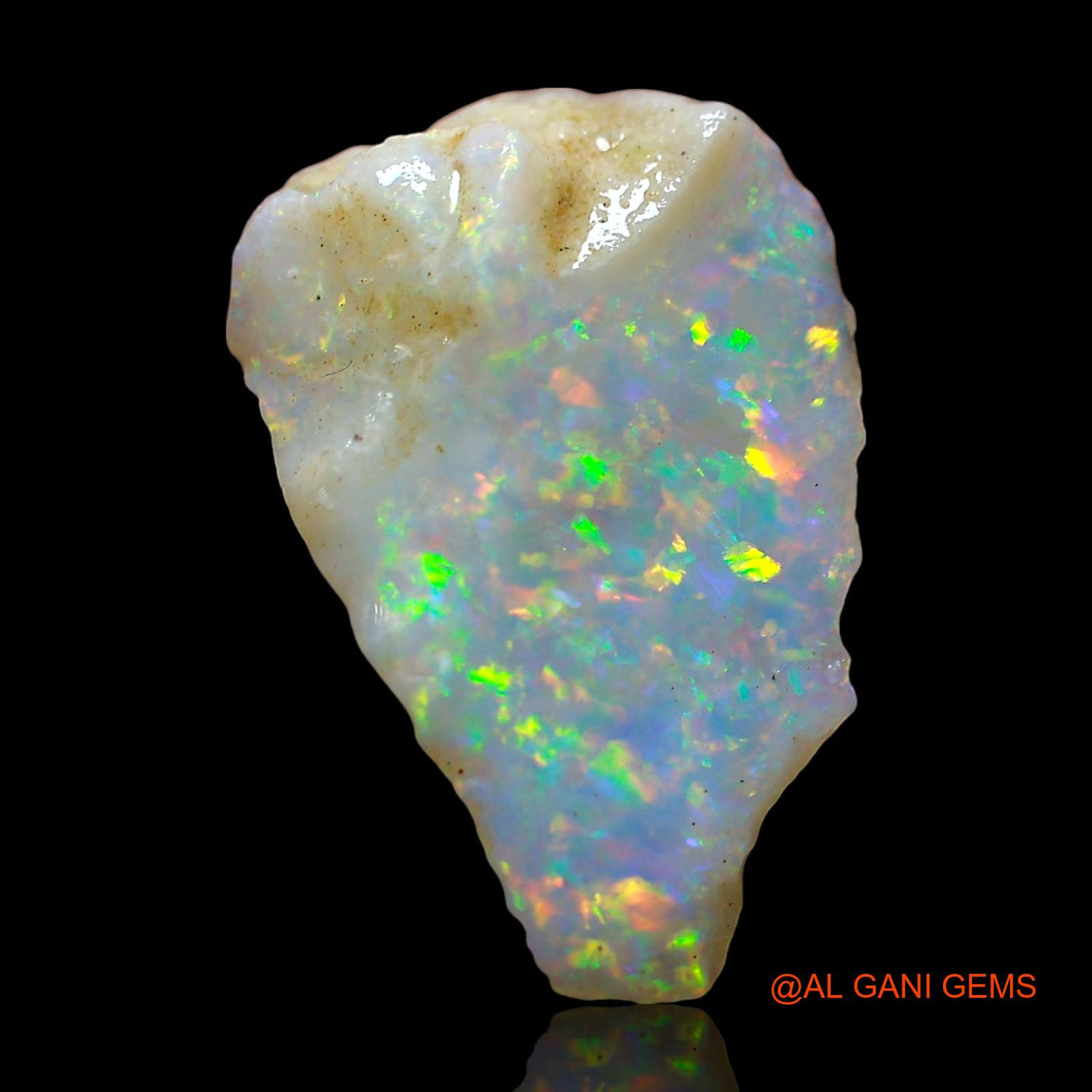 4.00 Cts Unheated Australian Fire Opal Loose Gemstone Fancy Rough Natural 17x11x5 mm RE-241