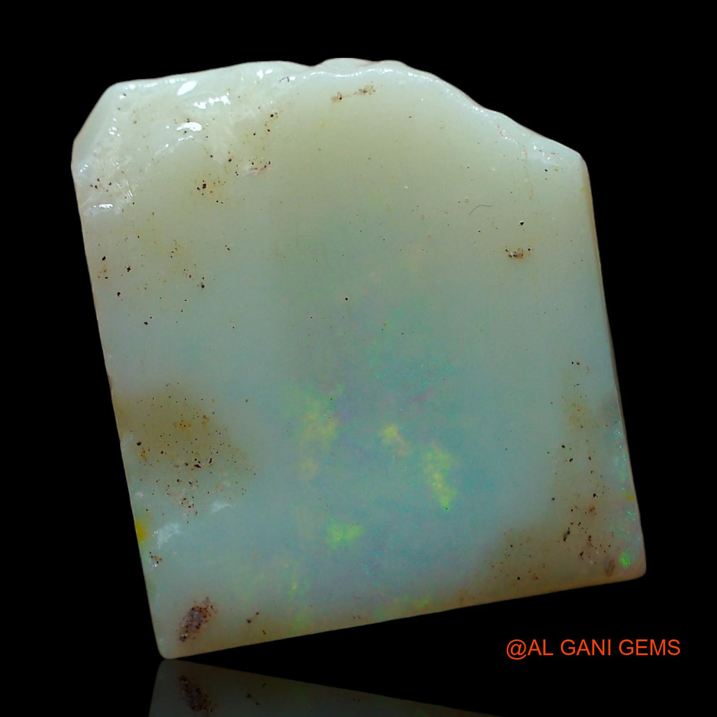 6.00 Cts Unheated Australian Fire Opal Loose Gemstone Fancy Rough Natural 15x13x3 mm RE-242