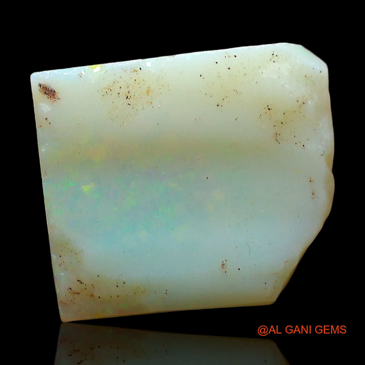 6.00 Cts Unheated Australian Fire Opal Loose Gemstone Fancy Rough Natural 15x13x3 mm RE-242
