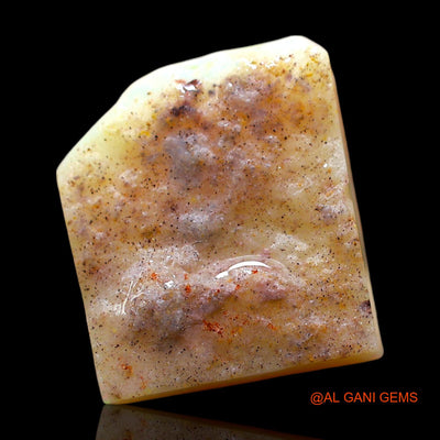 6.00 Cts Unheated Australian Fire Opal Loose Gemstone Fancy Rough Natural 15x13x3 mm RE-242