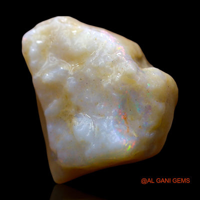 Natural Untreated Fire Opal Loose Gemstone Fancy Rough From Australia 8.00 Cts 16x14x6 mm RE-243
