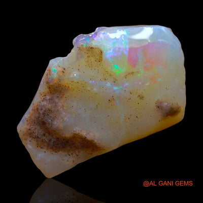5.00 Cts Natural Australian Fire Opal Loose Gemstone Fancy Rough 17x11x6 mm RE-245