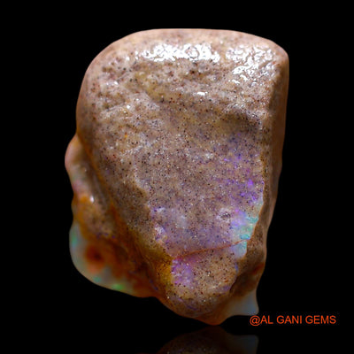 Natural Fire Opal Gemstone 9.00 Cts Loose Fancy Rough From Australia 16x12x7 mm RE-246