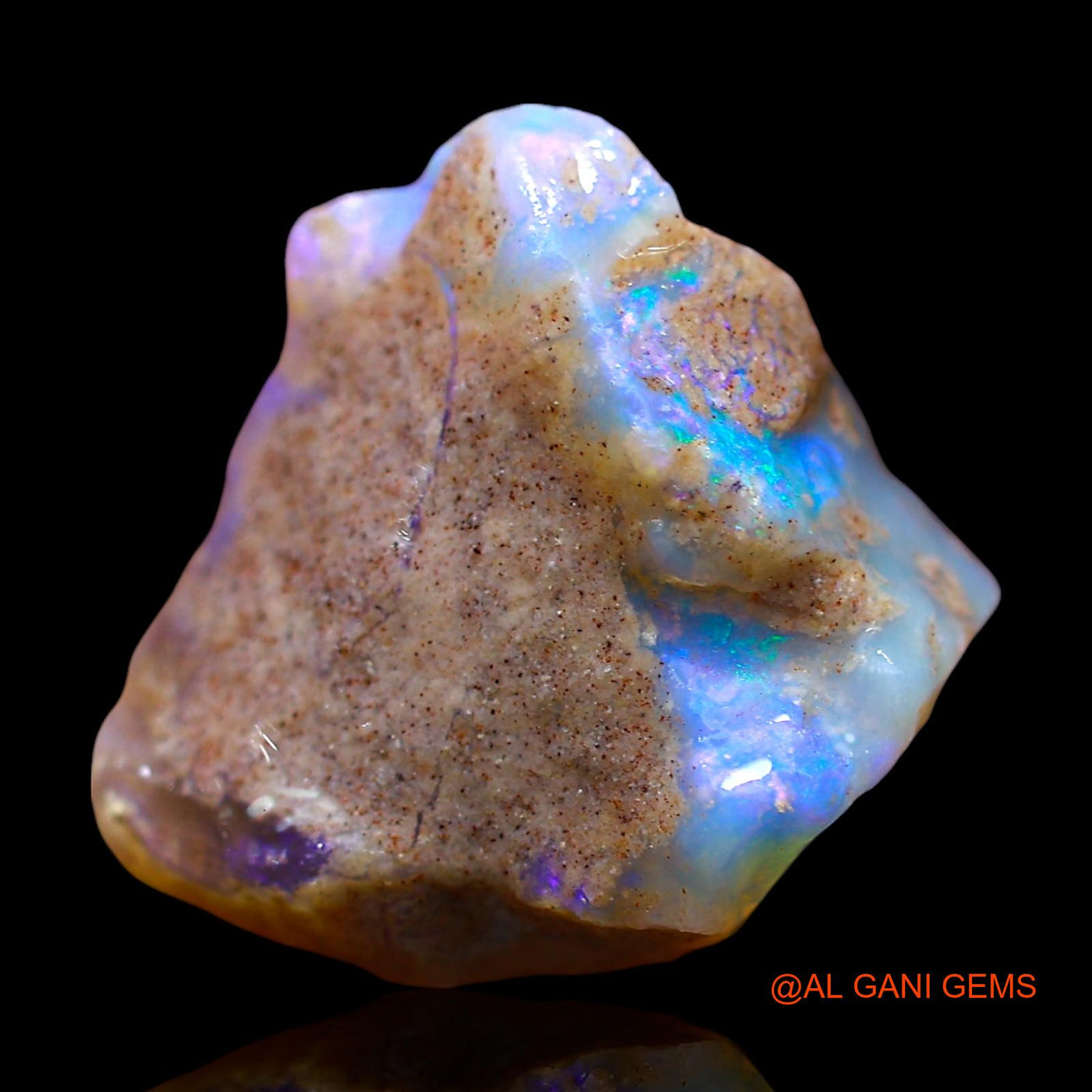9.00 Cts Natural Australian Fire Opal Loose Gemstone Fancy Rough 17x16x8 mm RE-247