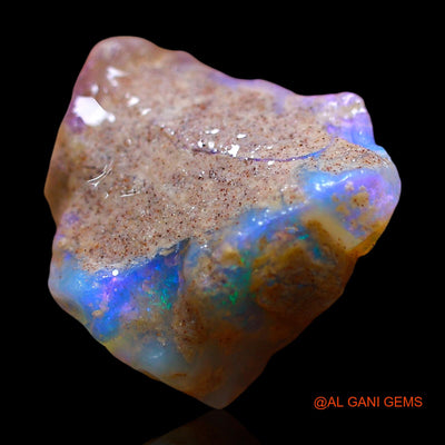 9.00 Cts Natural Australian Fire Opal Loose Gemstone Fancy Rough 17x16x8 mm RE-247
