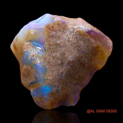 9.00 Cts Natural Australian Fire Opal Loose Gemstone Fancy Rough 17x16x8 mm RE-247