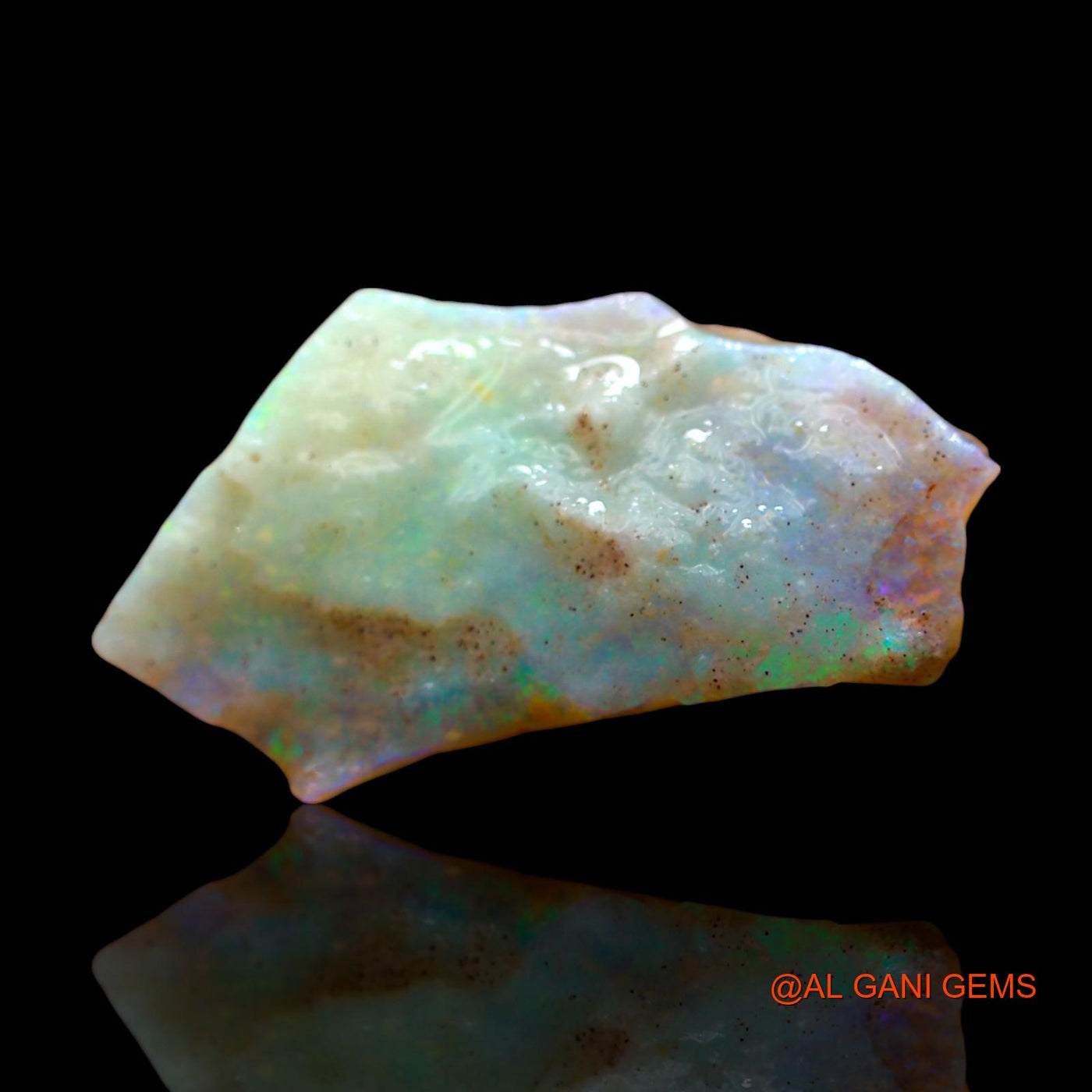 4.00 Cts Natural Australian Fire Opal Loose Gemstone Fancy Rough 21x11x3 mm RE-248