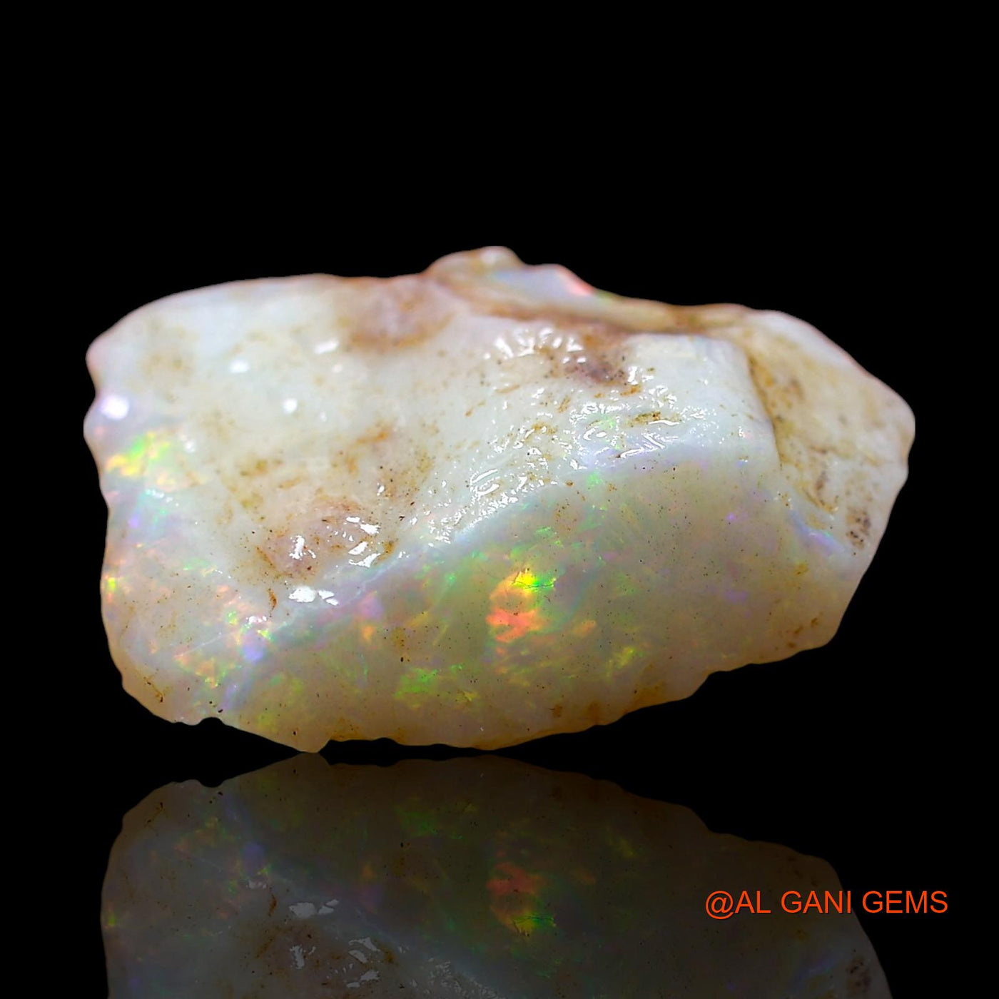 Natural Untreated Fire Opal Loose Gemstone Fancy Rough From Australia 5.00 Cts 17x11x5 mm RE-249