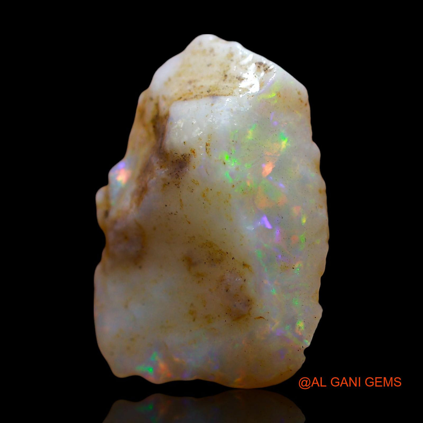 Natural Untreated Fire Opal Loose Gemstone Fancy Rough From Australia 5.00 Cts 17x11x5 mm RE-249