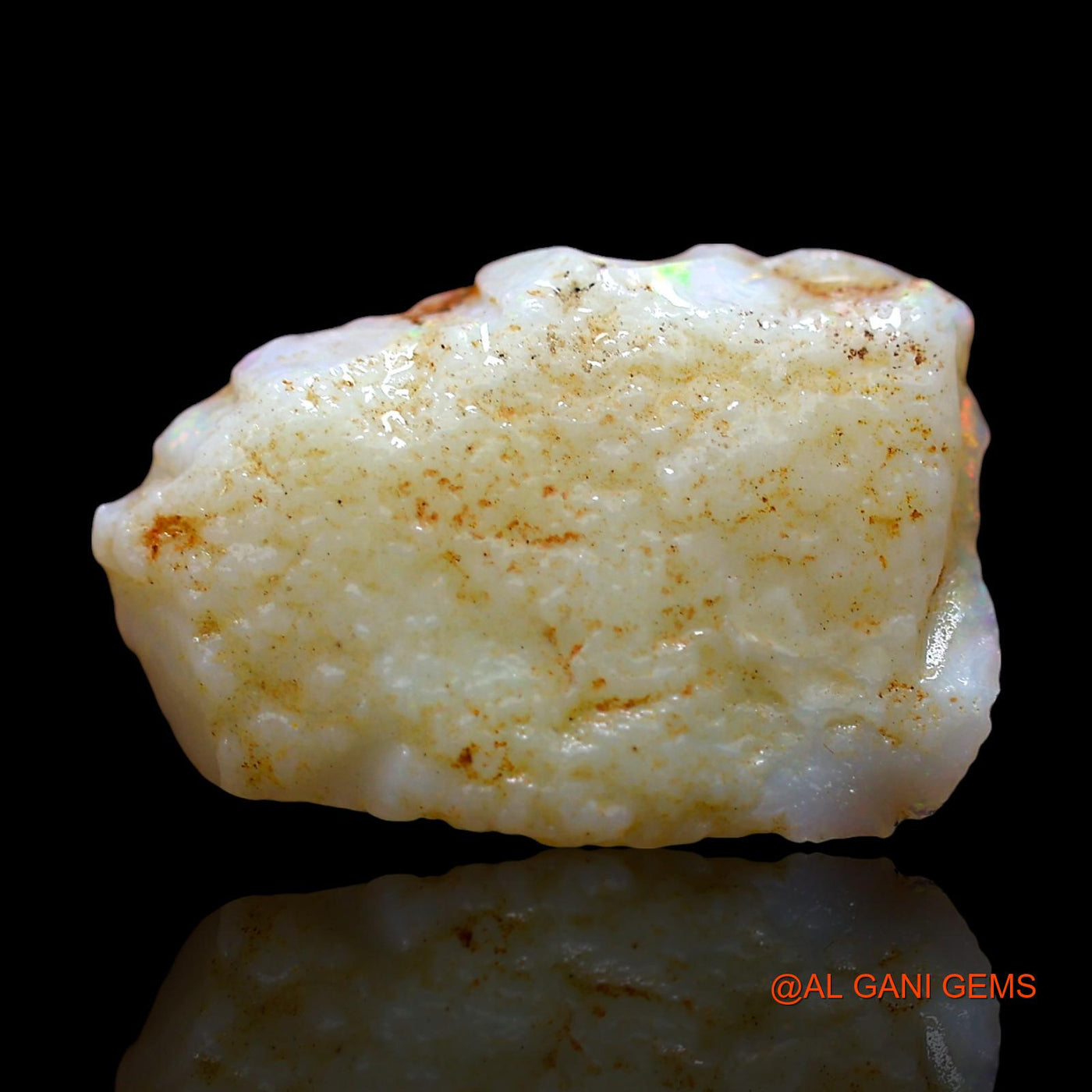 Natural Untreated Fire Opal Loose Gemstone Fancy Rough From Australia 5.00 Cts 17x11x5 mm RE-249