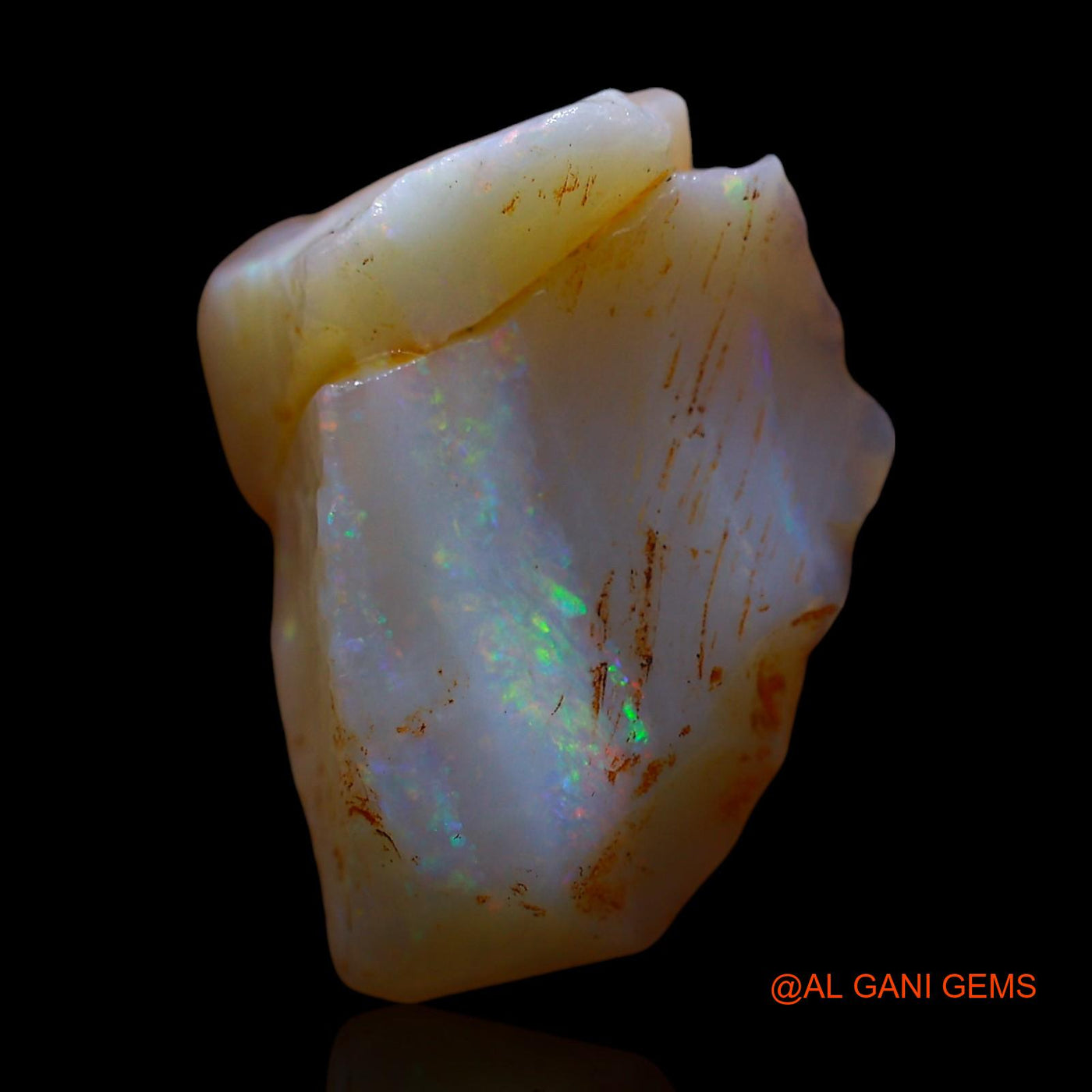 10.00 Cts Natural Australian Fire Opal Fancy Rough Loose Gemstone For Jewelry 18x15x8 mm RE-24