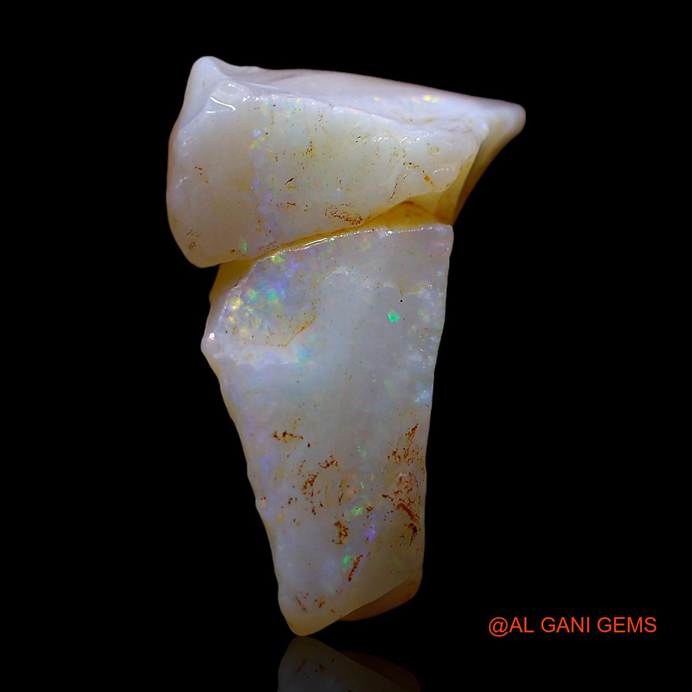 10.00 Cts Natural Australian Fire Opal Fancy Rough Loose Gemstone For Jewelry 18x15x8 mm RE-24