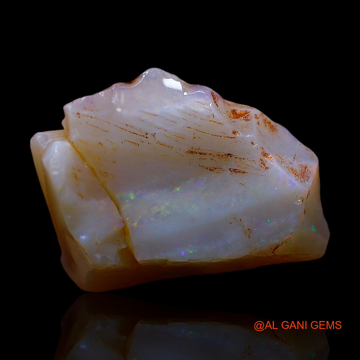 10.00 Cts Natural Australian Fire Opal Fancy Rough Loose Gemstone For Jewelry 18x15x8 mm RE-24