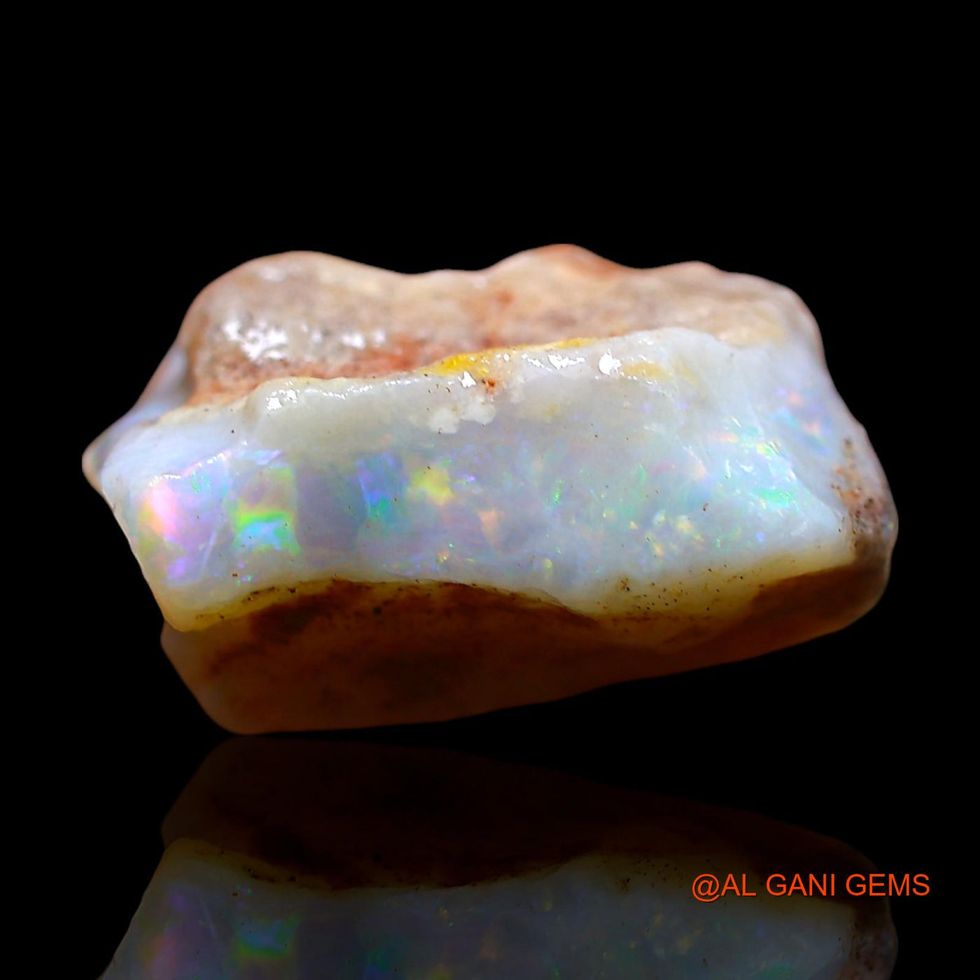 8.00 Cts Unheated Australian Fire Opal Loose Gemstone Fancy Rough Natural 16x12x8 mm RE-253