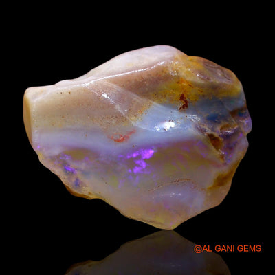 Natural Untreated Fire Opal Loose Gemstone Fancy Rough From Australia 9.00 Cts 15x13x9 mm RE-254