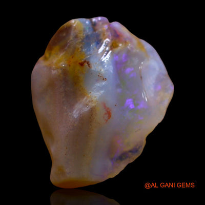 Natural Untreated Fire Opal Loose Gemstone Fancy Rough From Australia 9.00 Cts 15x13x9 mm RE-254