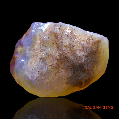 Natural Untreated Fire Opal Loose Gemstone Fancy Rough From Australia 9.00 Cts 15x13x9 mm RE-254