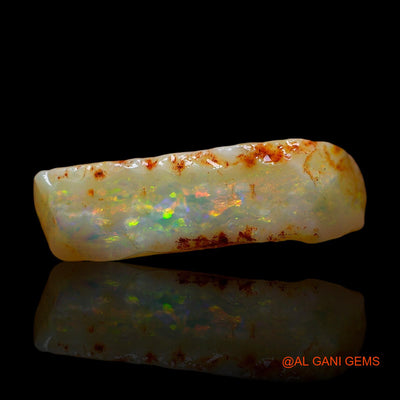 Natural Untreated Fire Opal Loose Gemstone Fancy Rough From Australia 5.00 Cts 20x6x6 mm RE-255