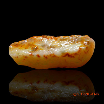 Natural Untreated Fire Opal Loose Gemstone Fancy Rough From Australia 5.00 Cts 20x6x6 mm RE-255