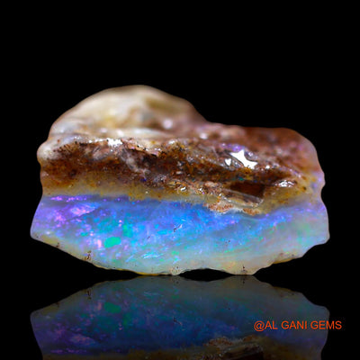 Natural Untreated Fire Opal Loose Gemstone Fancy Rough From Australia 6.00 Cts 15x15x6 mm RE-257