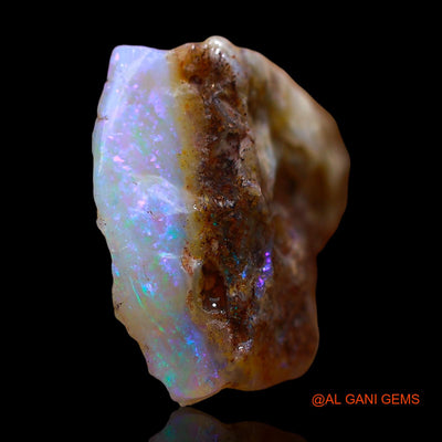 Natural Untreated Fire Opal Loose Gemstone Fancy Rough From Australia 6.00 Cts 15x15x6 mm RE-257