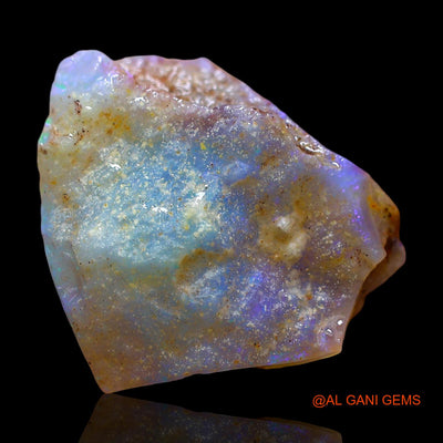 Natural Untreated Fire Opal Loose Gemstone Fancy Rough From Australia 6.00 Cts 15x15x6 mm RE-257
