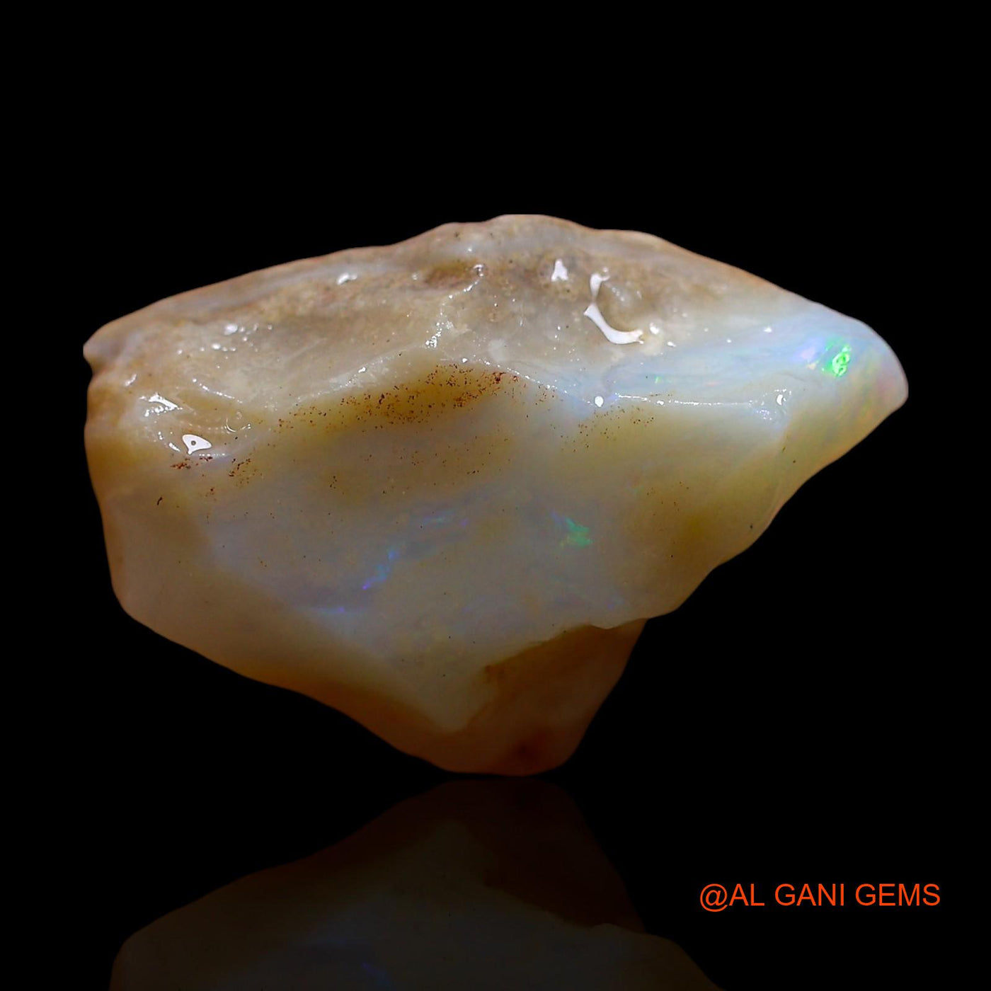 11.00 Cts Unheated Australian Fire Opal Loose Gemstone Fancy Rough Natural 17x13x10 mm RE-258