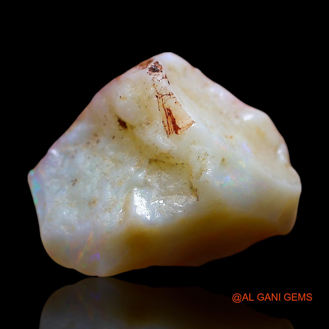 11.00 Cts Unheated Australian Fire Opal Loose Gemstone Fancy Rough Natural 17x13x10 mm RE-258
