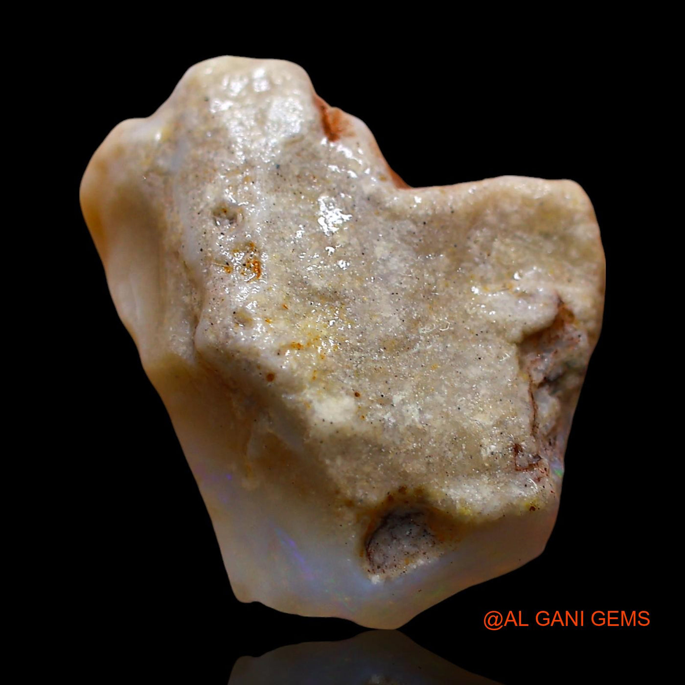 11.00 Cts Unheated Australian Fire Opal Loose Gemstone Fancy Rough Natural 17x13x10 mm RE-258