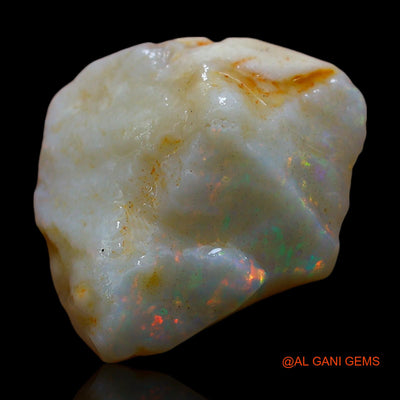 10.00 Cts Natural Australian Fire Opal Fancy Rough Loose Gemstone For Jewelry 17x17x7 mm RE-25